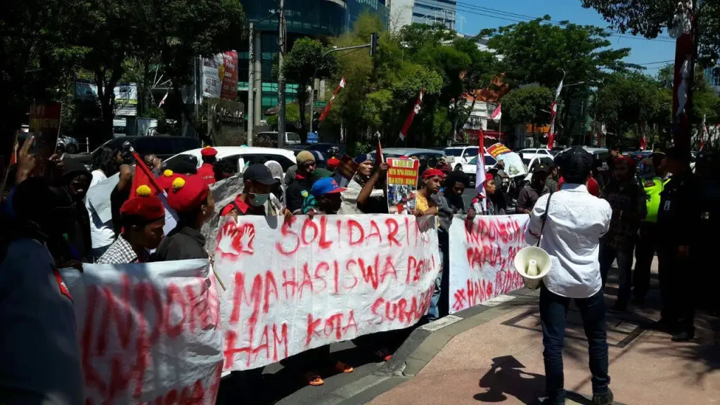 Aksi Mahasiswa Papua
