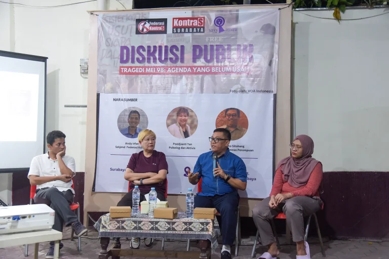 Diskusi Publik Tragedi Mei 1998: Agenda Yang Belum Usai